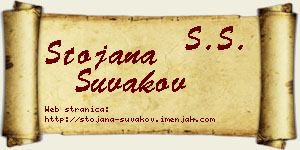 Stojana Šuvakov vizit kartica